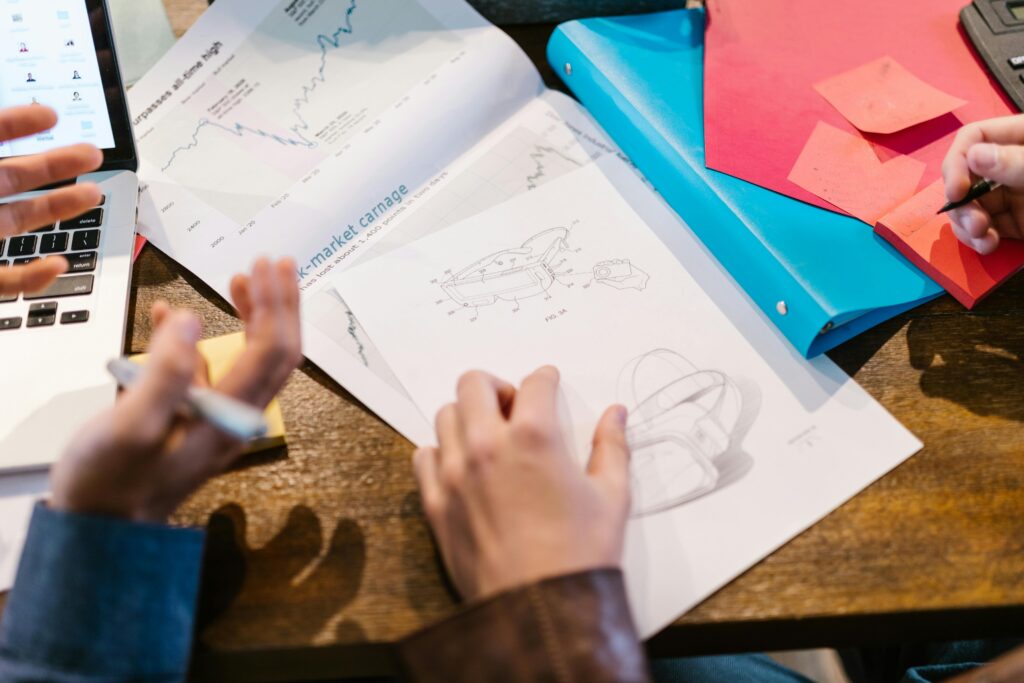 A simple paper mock-up is an important part of making prototypes